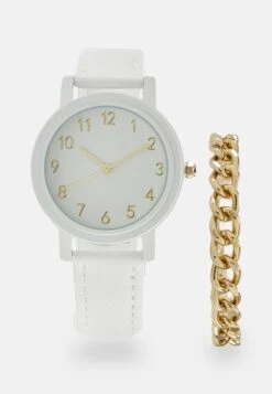 Even&Odd Set - Klokke - White/Gold