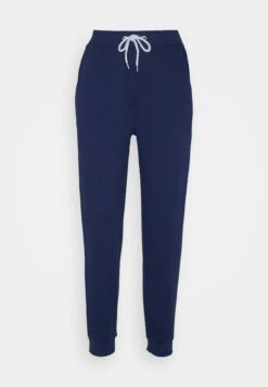 Even&Odd Regular Fit Jogger With Contrast - Joggebukse - Dark Blue -Even&Odd 02c59260d7d546f885d8d436bf0ec013