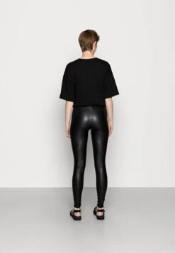 Even&Odd Wet Look Leggings - Leggings - Black 9 Even&Odd Wet Look Leggings - Leggings - Black -Even&Odd 0348da05446a457d881fe600798bd943