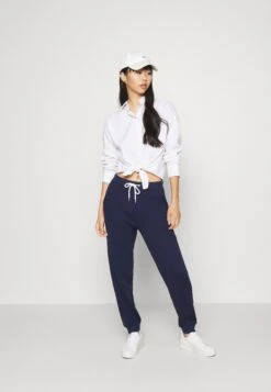 Even&Odd Regular Fit Jogger With Contrast - Joggebukse - Dark Blue -Even&Odd 04325e5c4c8742758f7fc247c53b0323