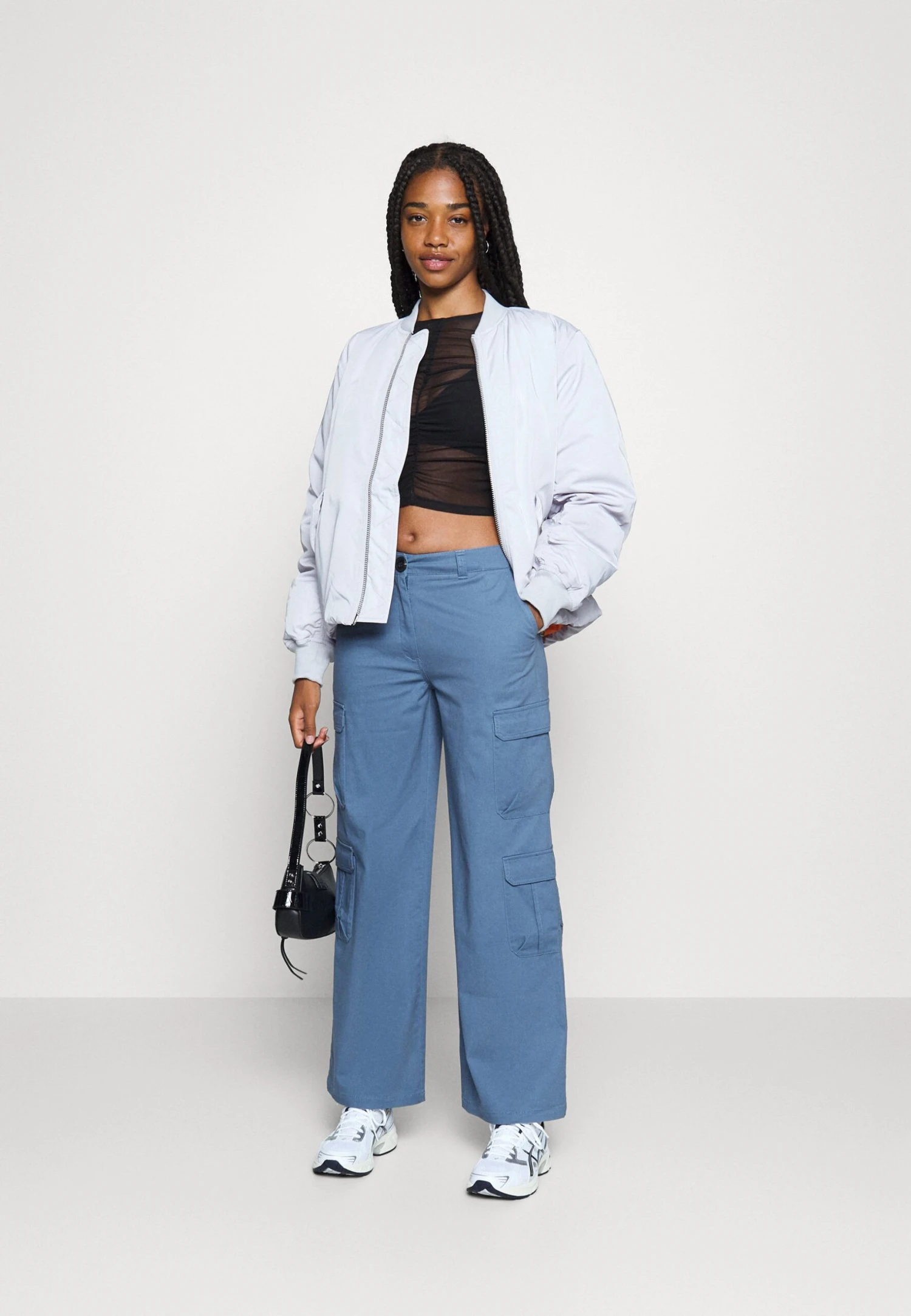 Even&Odd Cargobukse - Blue 4 Even&Odd Cargobukse - Blue - Bilde 2