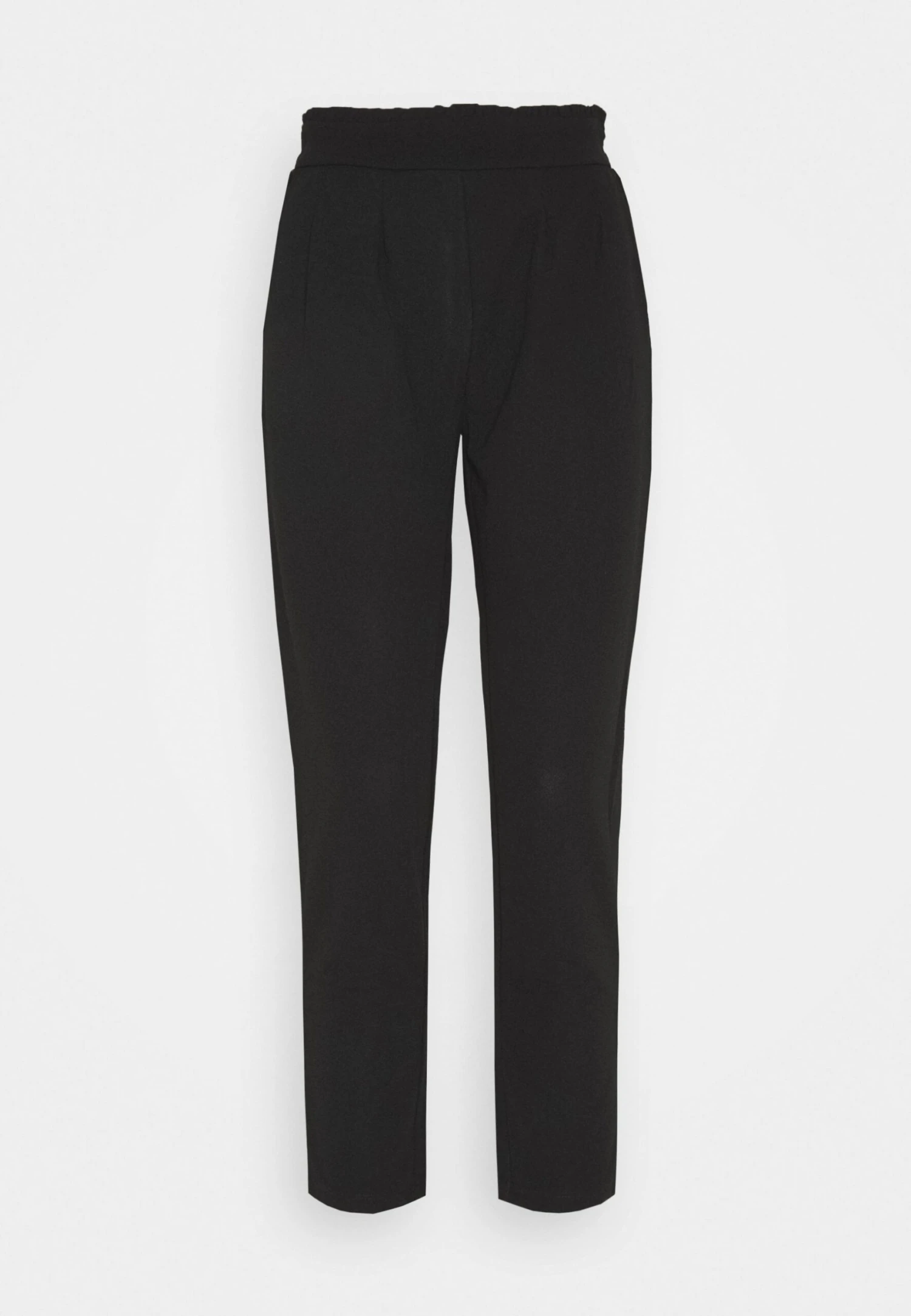 Even&Odd Paperbag Waist Tapered Trousers - Bukse - Black 6 Even&Odd Paperbag Waist Tapered Trousers - Bukse - Black - Bilde 4