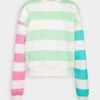 Even&Odd Sweatshirt - Light Green/Light Blue/White -Even&Odd 10c4f9fb6eec43fc9d71850a5bc2afaf