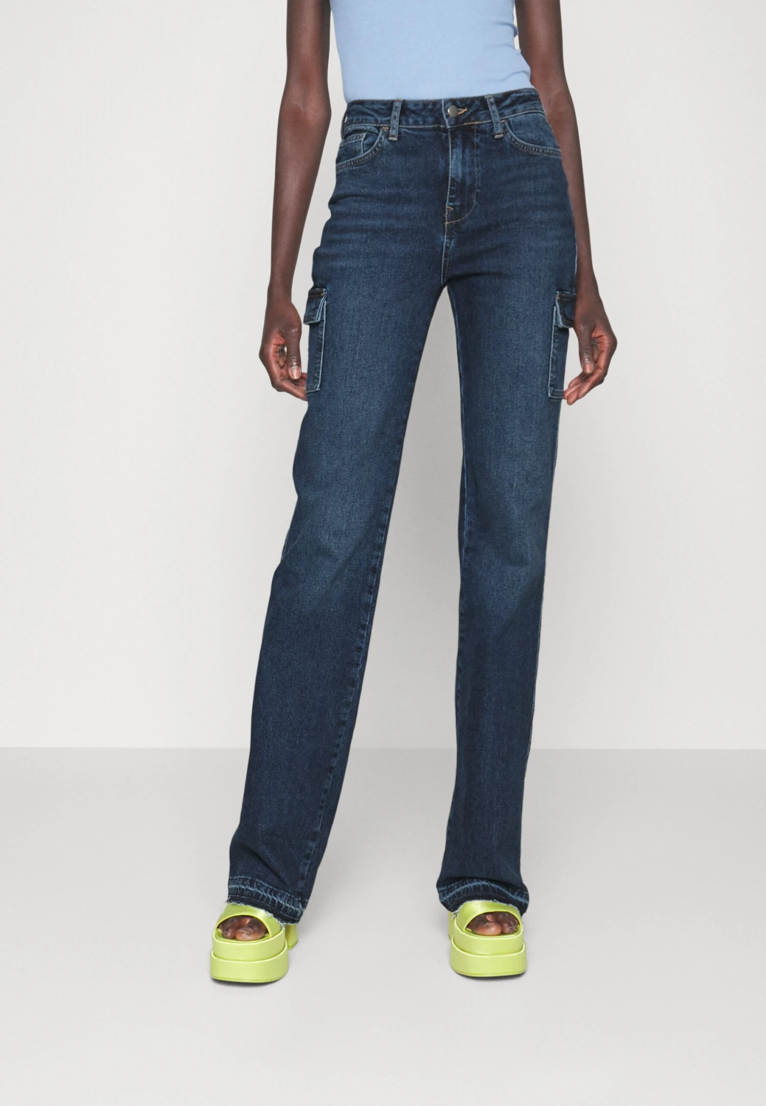 Flared Jeans - Light Blue Denim 3 Flared Jeans - Light Blue Denim