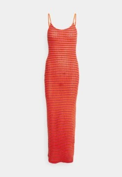 Even&Odd Midi Fake Bodycon Dress - Maxikjole - Orange/Pink/Black 12 Even&Odd Midi Fake Bodycon Dress - Maxikjole - Orange/Pink/Black -Even&Odd 12d50d9df40e4a1ca3365973b64b9dd7