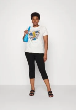 2 Pack - Leggings - Black/Mottled Dark Grey