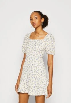 Even&Odd Kjole - Beige/Blue/Multi-Coloured -Even&Odd 164afc5c12f7447f982e30a59d2935c1