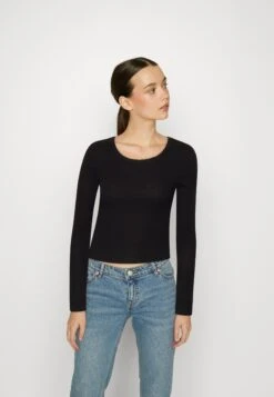 Even&Odd 2 Pack - Topper Langermet - Black/White -Even&Odd 165dbb806455402faad282245663a832