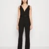 Even&Odd Going Out Low V Neck Flared Leg Belted - Jumpsuit - Black 2 Even&Odd Going Out Low V Neck Flared Leg Belted - Jumpsuit - Black -Even&Odd 180b4771d4cd419bb81c8833b27c0fe4