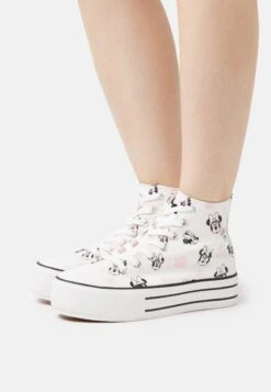 Even&Odd Disney Minnie Mouse - Høye Joggesko - Rose Gold-Coloured/White