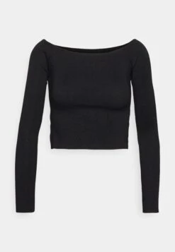 Offshoulder Basic- Strikkegenser - Black 12 Offshoulder Basic- Strikkegenser - Black -Even&Odd 1b3fbc791afd44cb84625a8305ac4049