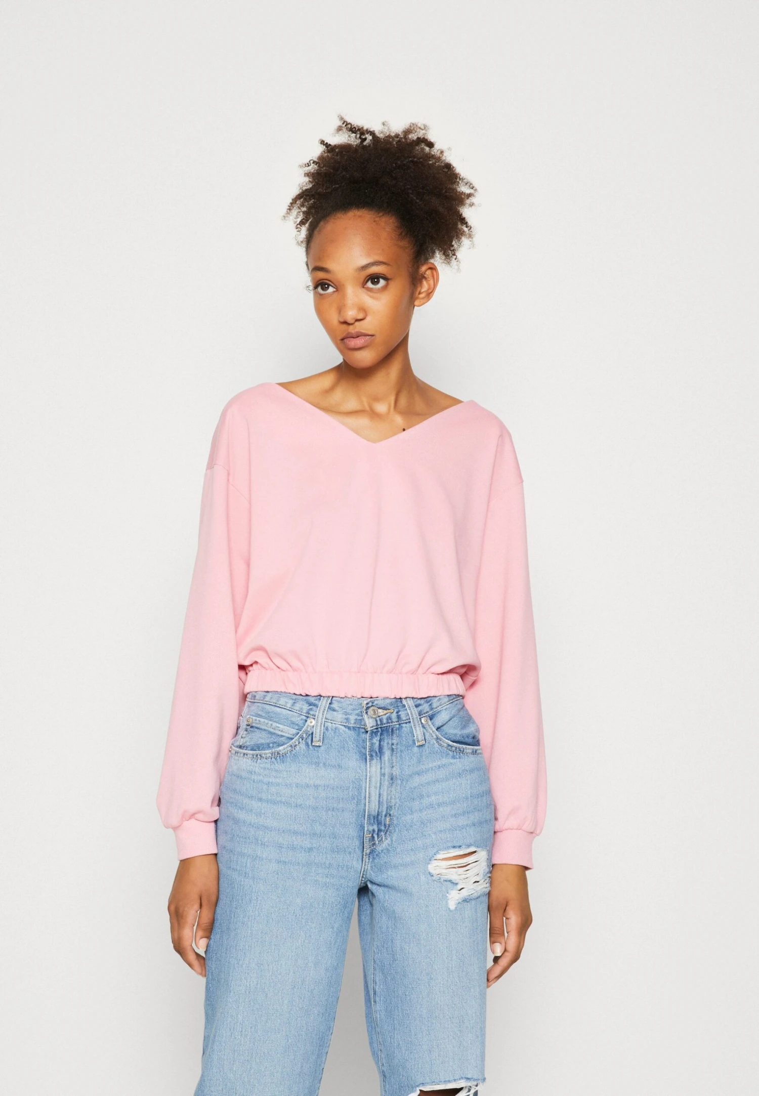 Even&Odd Sweatshirt - Light Pink 6 Even&Odd Sweatshirt - Light Pink - Bilde 4