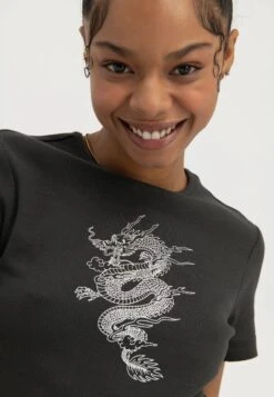 Even&Odd T-Shirts Med Print - Anthracite 11 Even&Odd T-Shirts Med Print - Anthracite -Even&Odd 26dad636effb4c29ba42abbdd18bb712