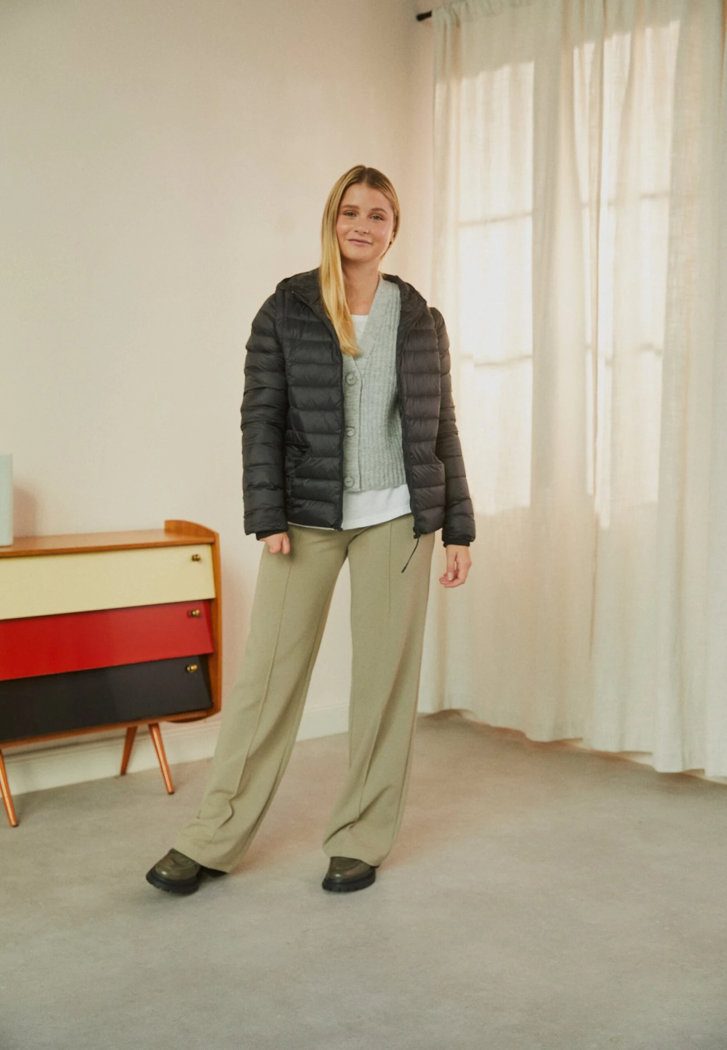 Even&Odd Dunjakke - Black 4 Even&Odd Dunjakke - Black - Bilde 2