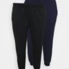 2Er Pack - Slim Fit Joggers - Joggebukse - Black/Blue