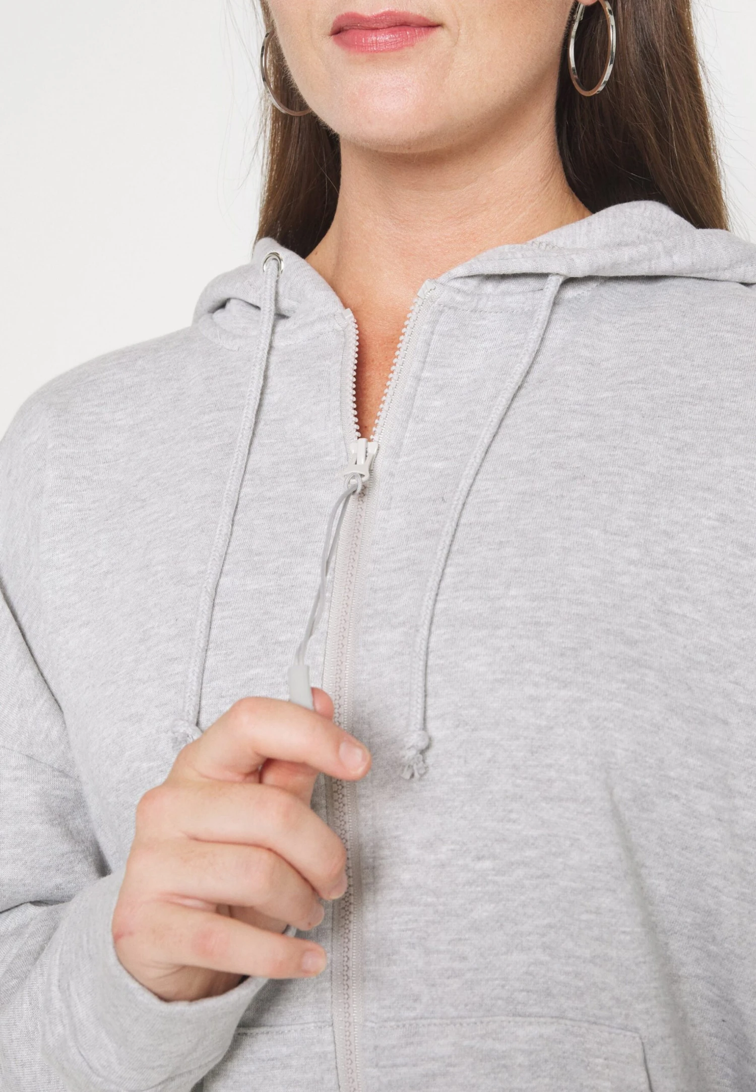 Even&Odd Sweatjakke - Mottled Grey 10 Even&Odd Sweatjakke - Mottled Grey - Bilde 8