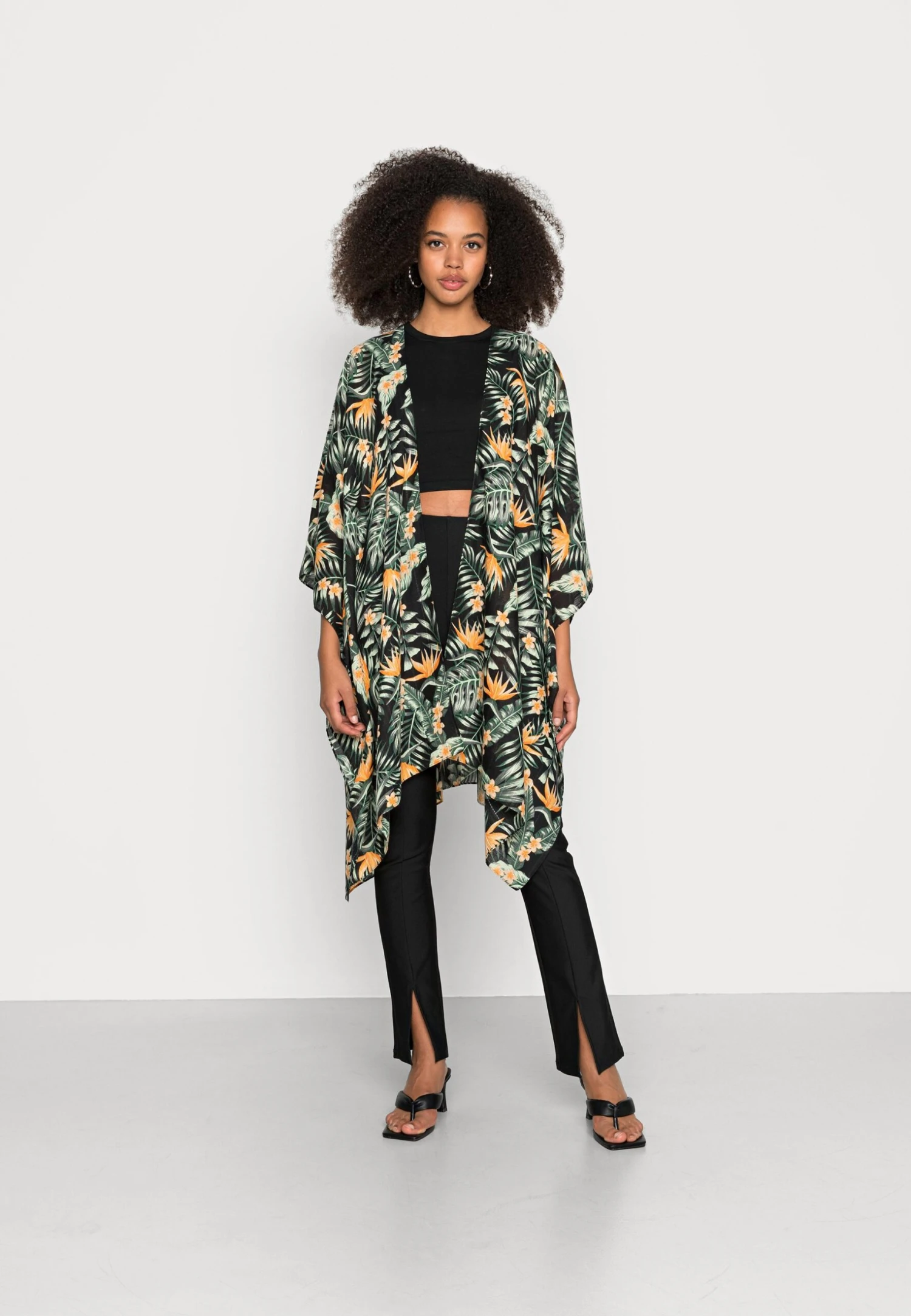 Even&Odd Lett Jakke - Black/Green/Yellow 3 Even&Odd Lett Jakke - Black/Green/Yellow