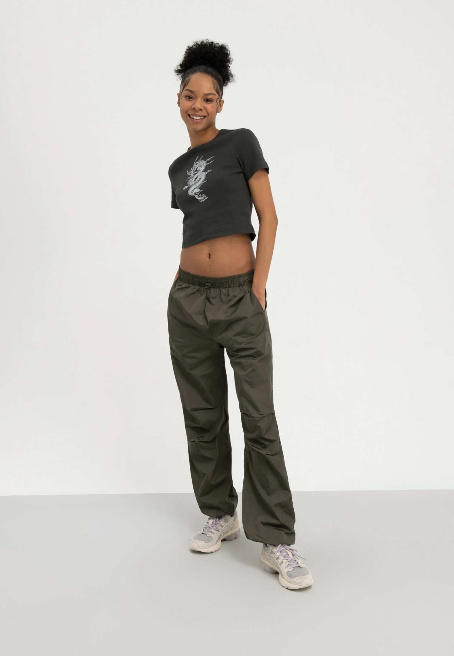 Even&Odd T-Shirts Med Print - Anthracite 4 Even&Odd T-Shirts Med Print - Anthracite - Bilde 2