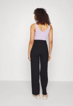 Wide Leg Trousers - Bukse - Black -Even&Odd 2cbb613d41e74559826369512b20120c
