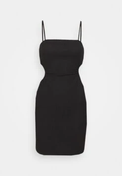 Even&Odd Strappy Open Waist Bodycon Mini Dress (Eo-Ss23-C130-Sp) / 802 - Black - Jerseykjole - Black -Even&Odd 2e6de8dfe6574f0bb9500e40145f229f