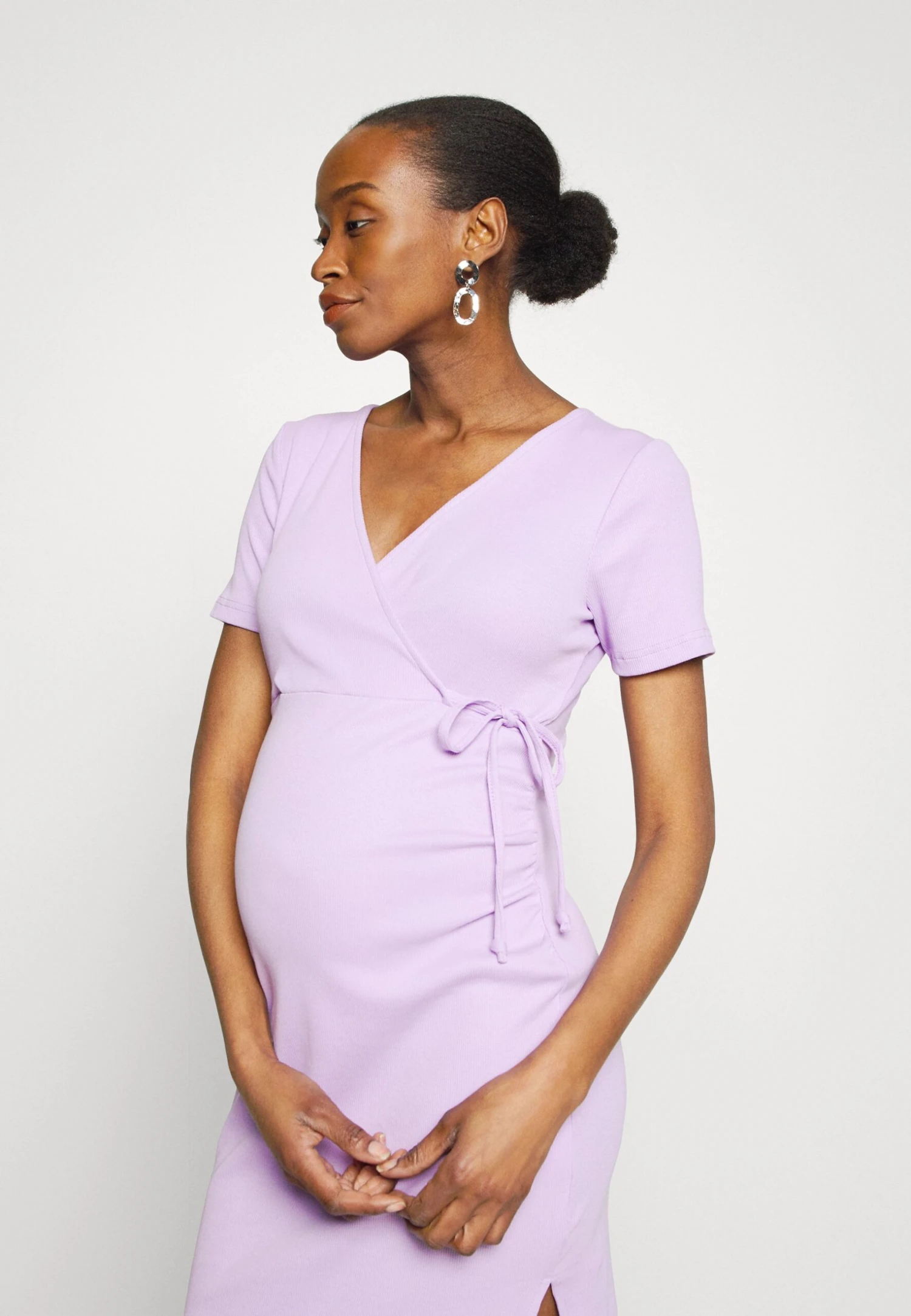 Jerseykjole - Fliede 7 Jerseykjole - Fliede - Bilde 5