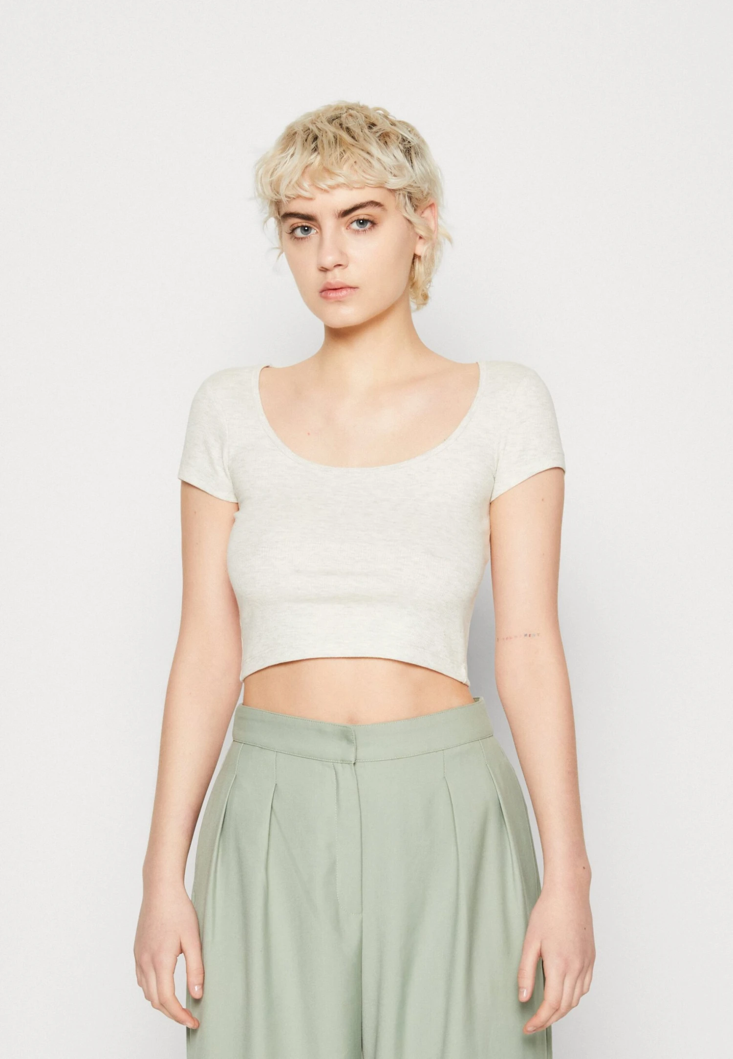 Even&Odd 2 Pack - T-Shirts - Black/Grey 6 Even&Odd 2 Pack - T-Shirts - Black/Grey - Bilde 4