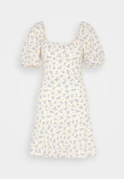 Even&Odd Kjole - Beige/Blue/Multi-Coloured -Even&Odd 30df770461bb444b9623af0e4a16fc00