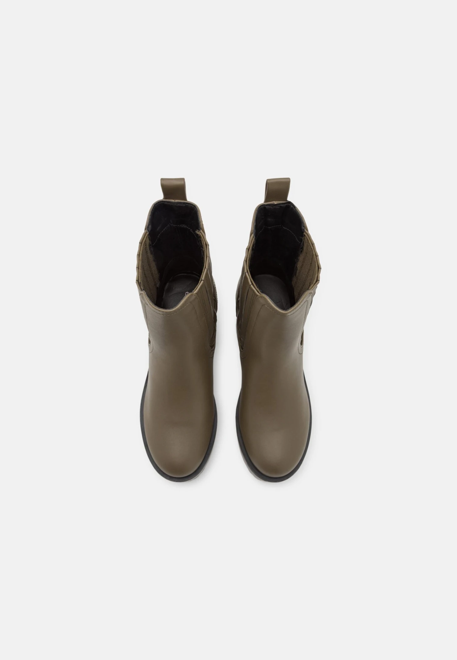 Platåstøvletter - Haki 8 Platåstøvletter - Haki - Bilde 6