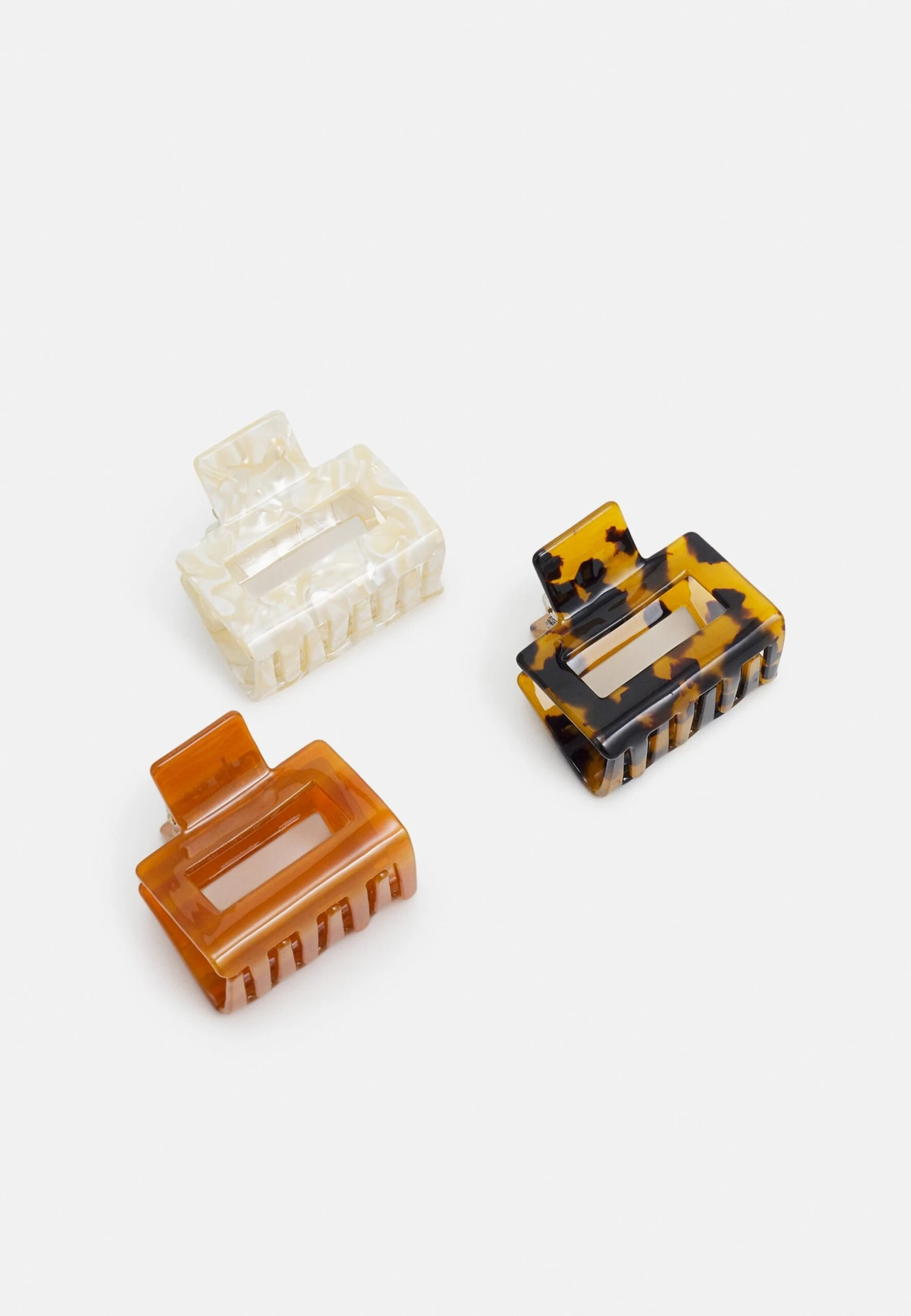 Even&Odd 3 Pack - Hair Styling Accessory - Brown/Beige 3 Even&Odd 3 Pack - Hair Styling Accessory - Brown/Beige