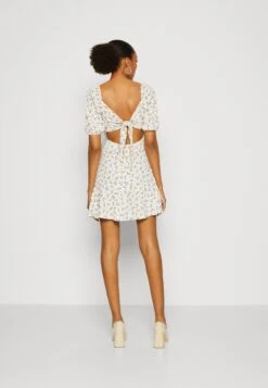 Even&Odd Kjole - Beige/Blue/Multi-Coloured -Even&Odd 370e8b75f890424b8b1434589a8f8d71