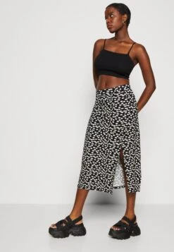 Even&Odd Blyantskjørt - Black/White/Multi-Coloured -Even&Odd 3807f5300854470bad92c14c256328a8