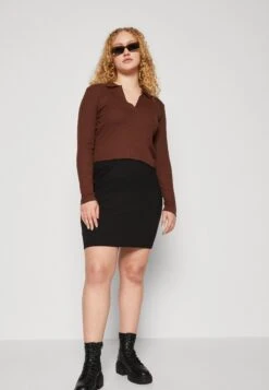 2 Pack- Miniskjørt - Black/Khaki 13 2 Pack- Miniskjørt - Black/Khaki -Even&Odd 3d65981293484dc29c1fa41668b75248