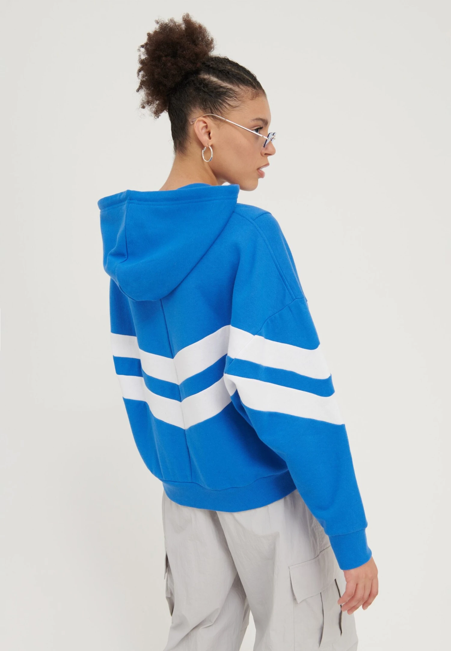 Even&Odd Sweatshirt - Blue/White 5 Even&Odd Sweatshirt - Blue/White - Bilde 3