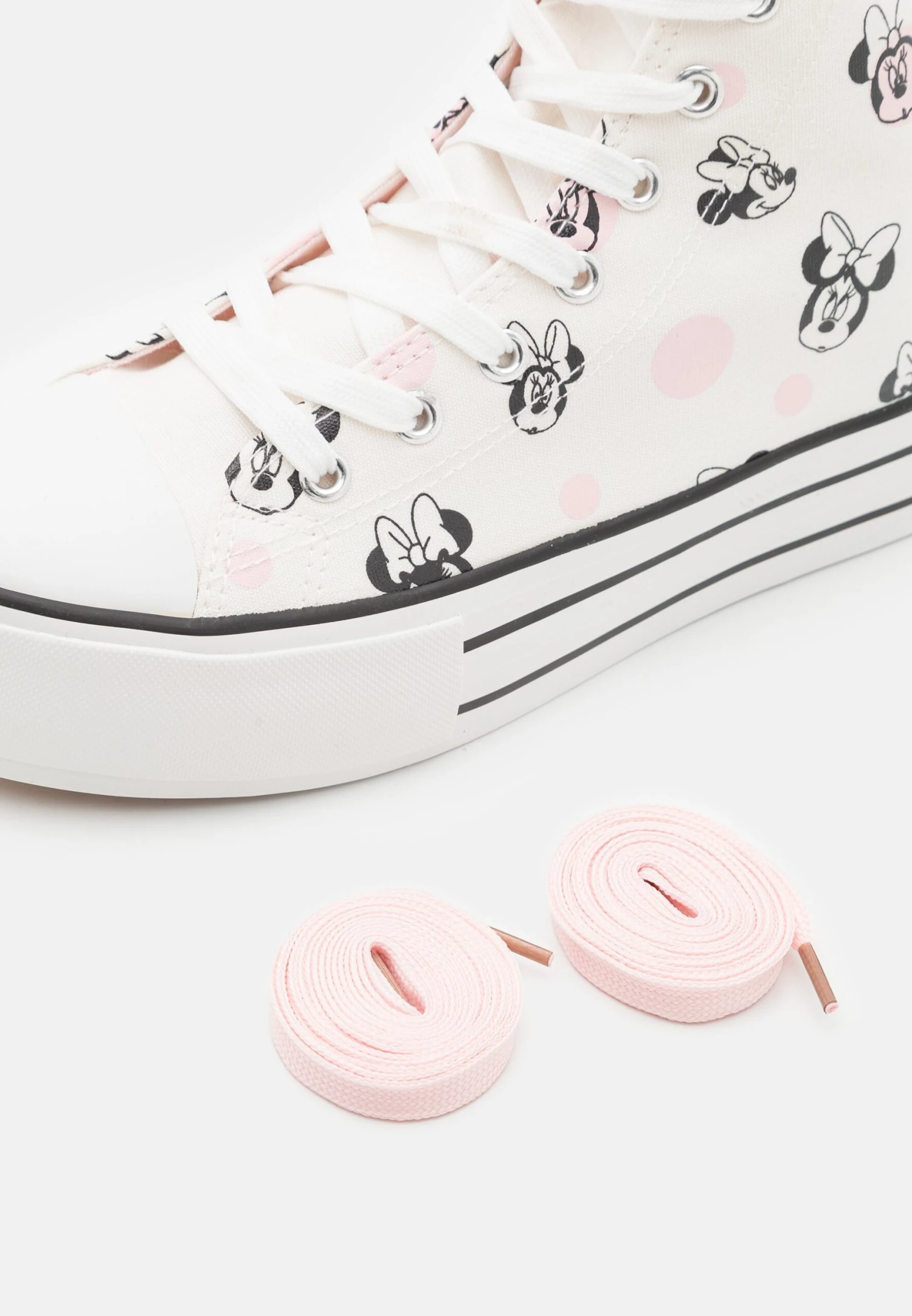 Even&Odd Disney Minnie Mouse - Høye Joggesko - Rose Gold-Coloured/White 8 Even&Odd Disney Minnie Mouse - Høye Joggesko - Rose Gold-Coloured/White - Bilde 6