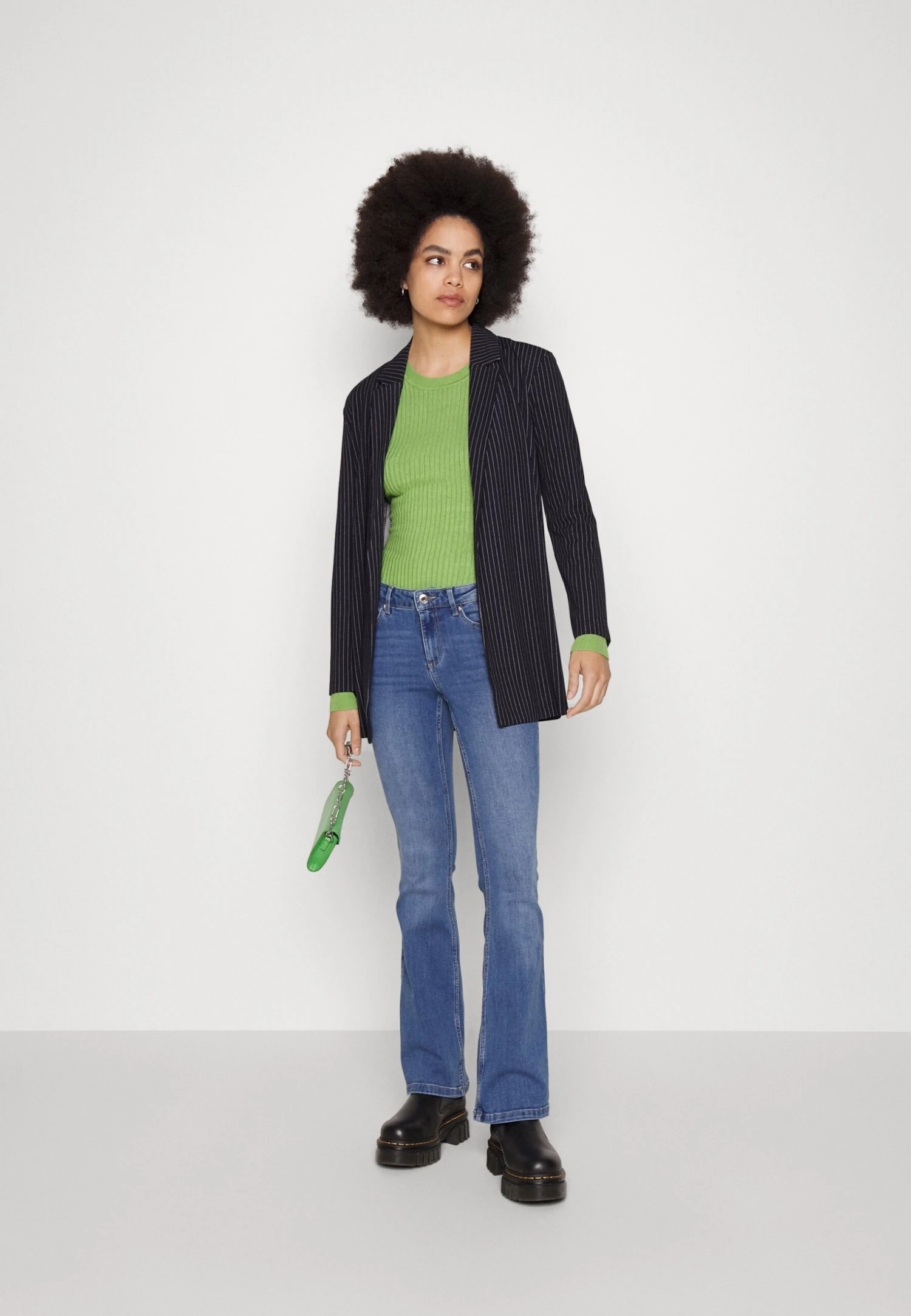 Even&Odd Strikkegenser - Green 4 Even&Odd Strikkegenser - Green - Bilde 2