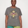 Clare Colorful Mystical- T-Shirts Med Print - Gray