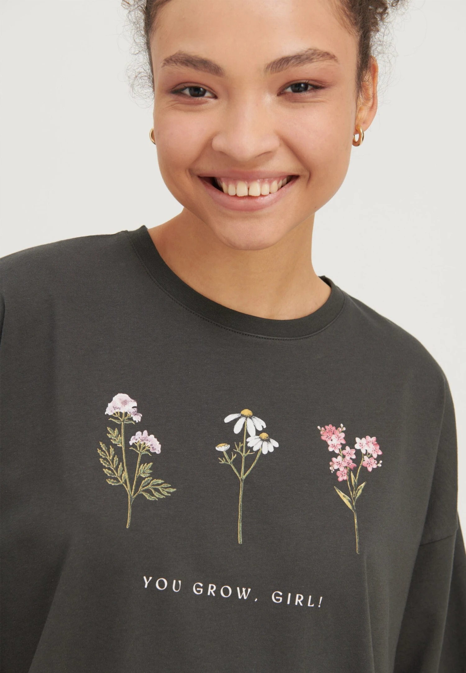 Even&Odd T-Shirts Med Print - Anthracite 7 Even&Odd T-Shirts Med Print - Anthracite - Bilde 5