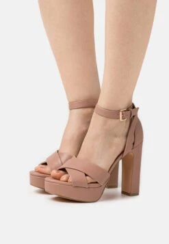 Even&Odd Sandaler Med Høye Hæler - Light Pink