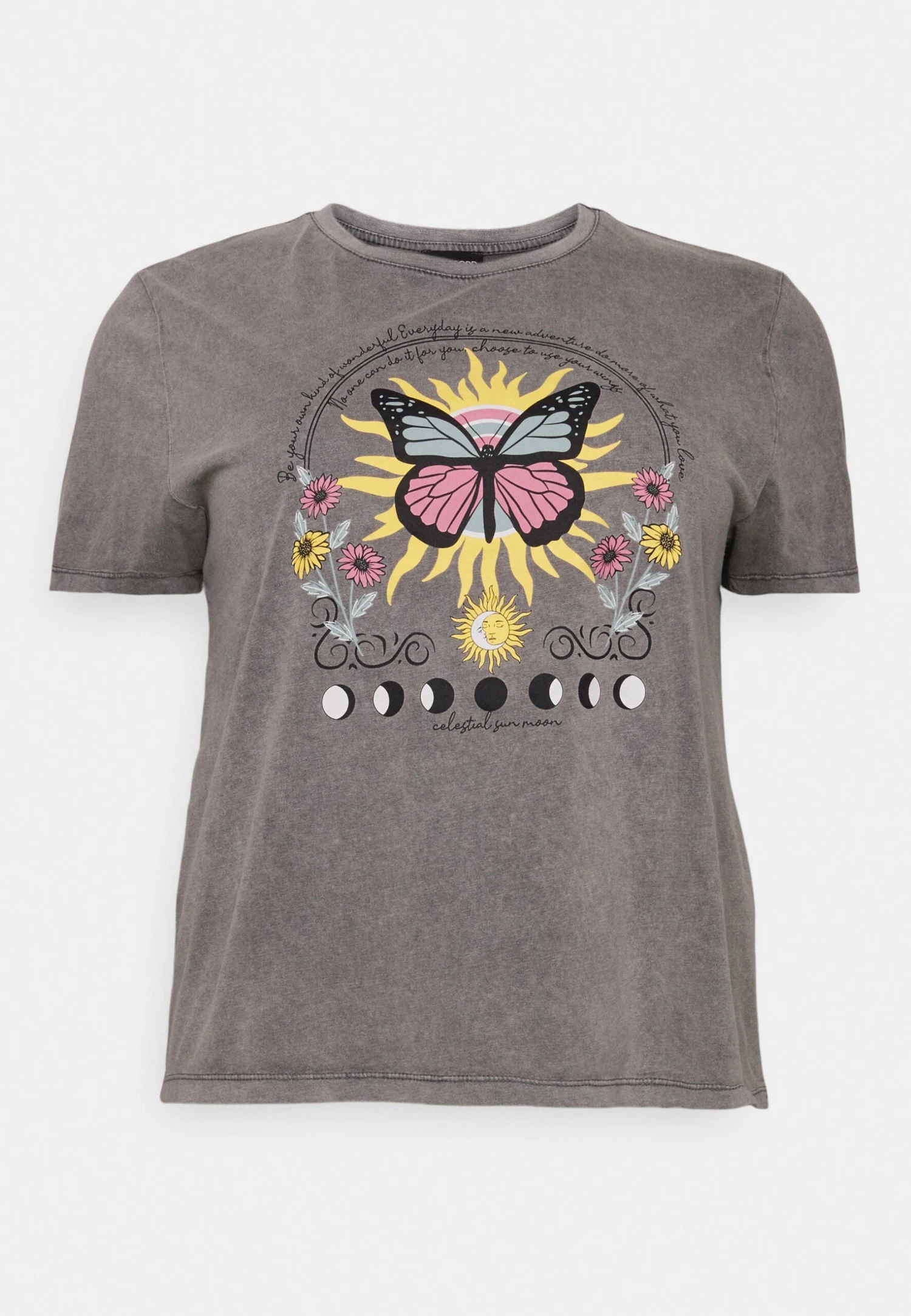 Clare Colorful Mystical- T-Shirts Med Print - Gray 7 Clare Colorful Mystical- T-Shirts Med Print - Gray - Bilde 5