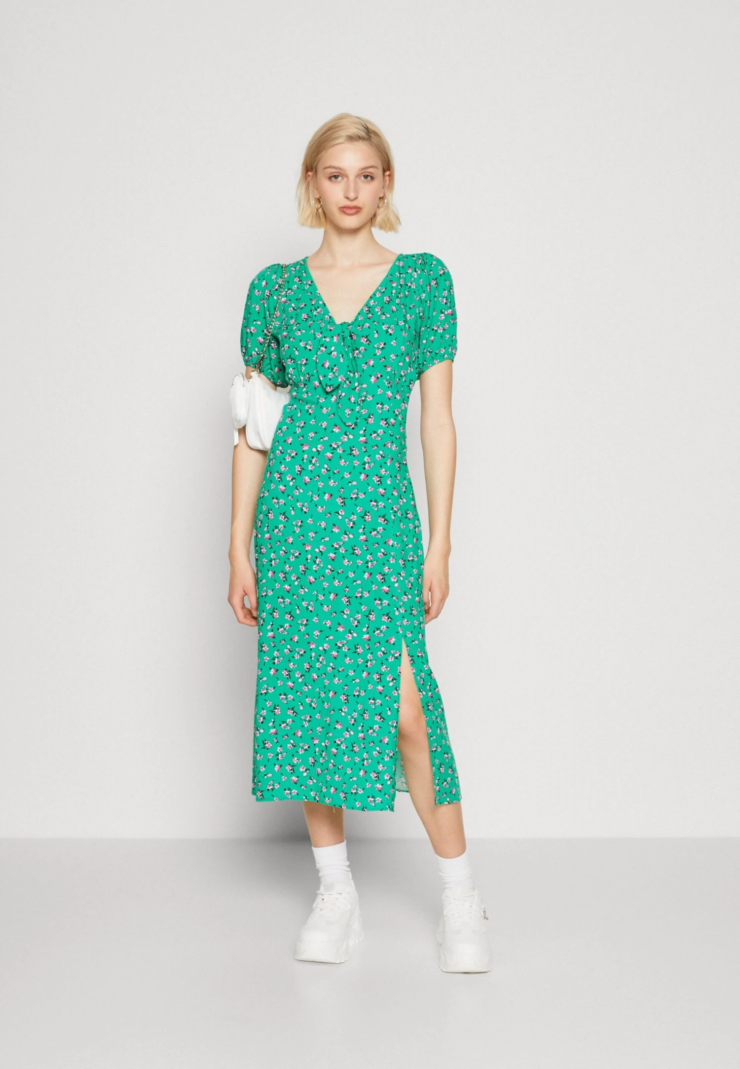 Even&Odd Kjole - Green/Pink 4 Even&Odd Kjole - Green/Pink - Bilde 2