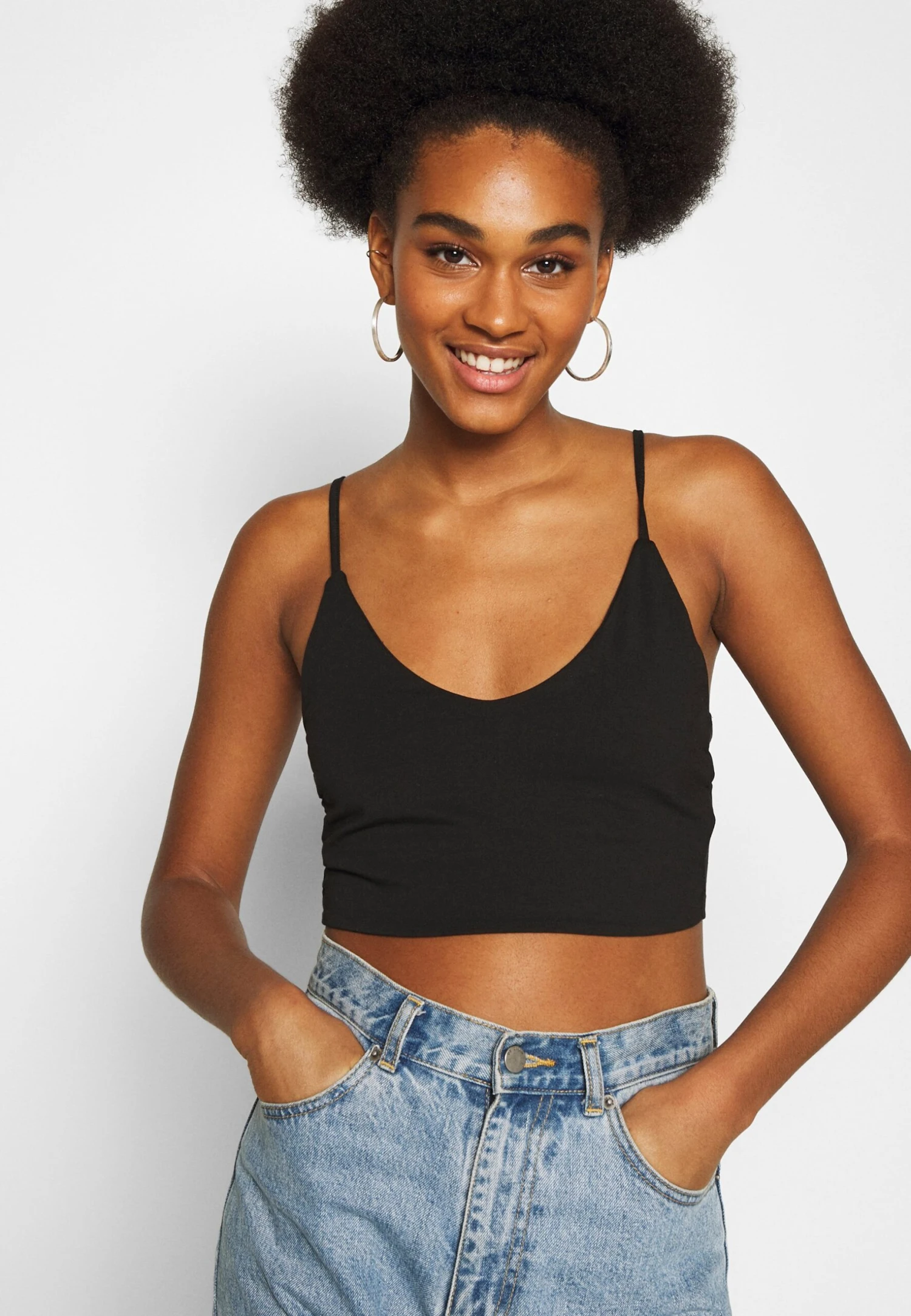 Even&Odd 2 Pack - Topper - White/Black 4 Even&Odd 2 Pack - Topper - White/Black - Bilde 2