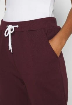 Even&Odd Regular Fit Jogger With Contrast - Joggebukse - Dark Red -Even&Odd 50cffa9ec1134a92971709ab7f15868c