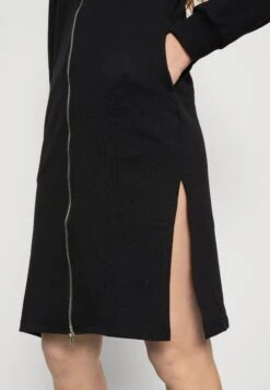 Even&Odd Extra Long Jacket- Sweatjakke - Black -Even&Odd 514d470199f64b128a9052ac43ad5aa7