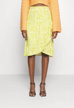 Even&Odd A-Line Skjørt - Light Green/White