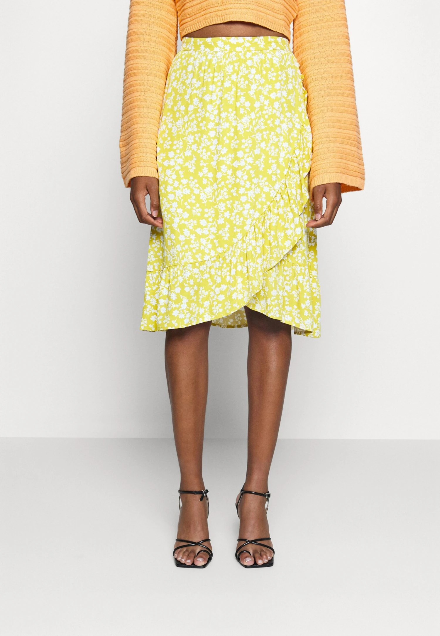 Even&Odd A-Line Skjørt - Light Green/White 3 Even&Odd A-Line Skjørt - Light Green/White