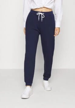 Even&Odd Regular Fit Jogger With Contrast - Joggebukse - Dark Blue
