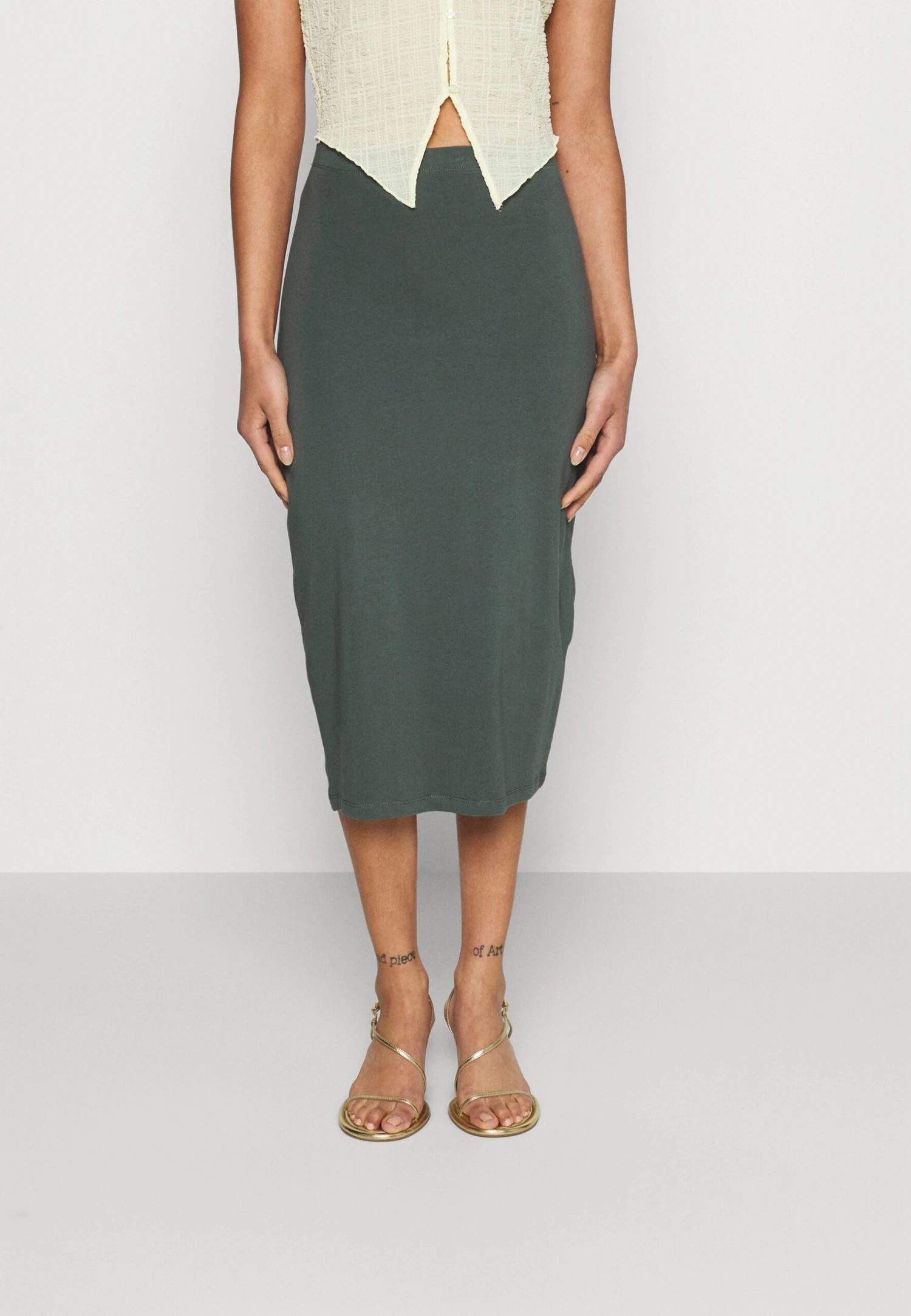 2 Pack - Blyantskjørt - Black/Light Green 6 2 Pack - Blyantskjørt - Black/Light Green - Bilde 4