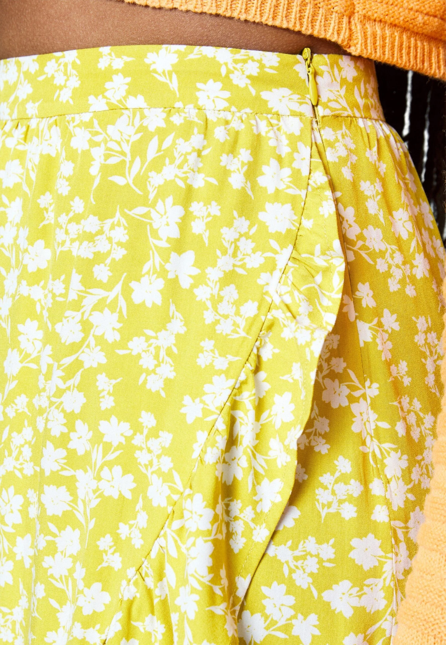 Even&Odd A-Line Skjørt - Light Green/White 8 Even&Odd A-Line Skjørt - Light Green/White - Bilde 6