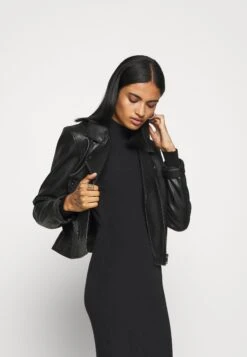 Even&Odd Strikket Kjole - Black -Even&Odd 56fc9a11ff37483d8559d5a13958bc3a