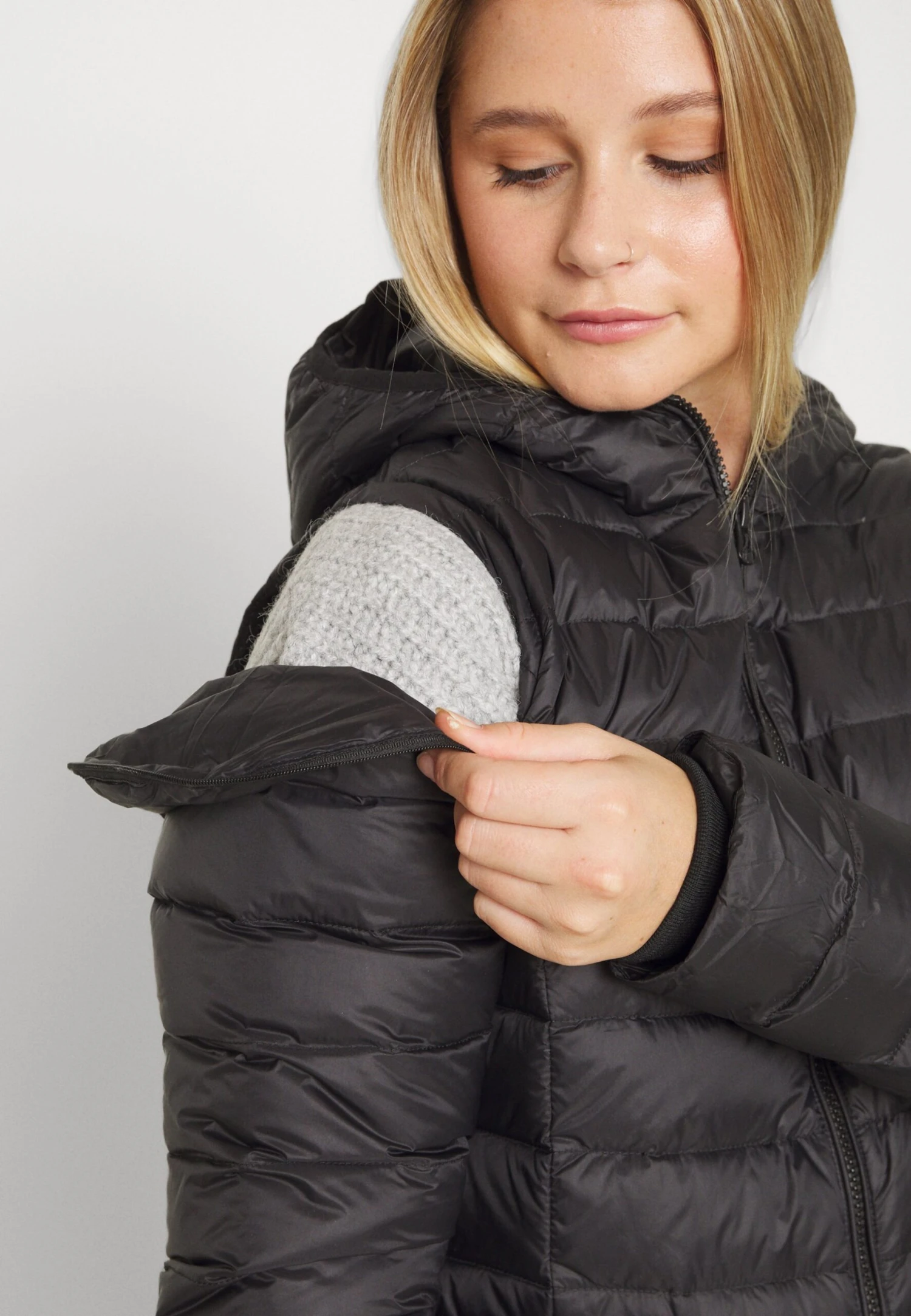 Even&Odd Dunjakke - Black 10 Even&Odd Dunjakke - Black - Bilde 8